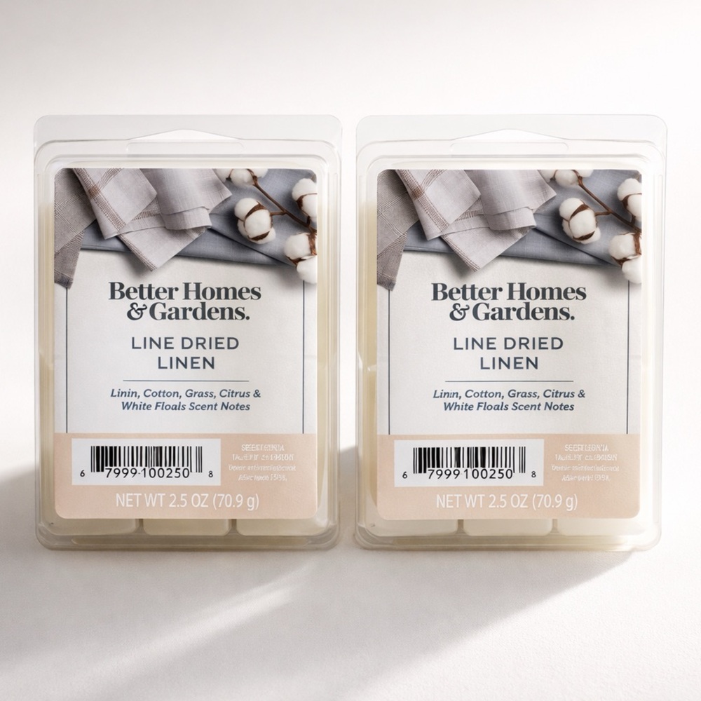Better Homes & Gardens Brand - Line Dried Linen Scented Wax Cubes